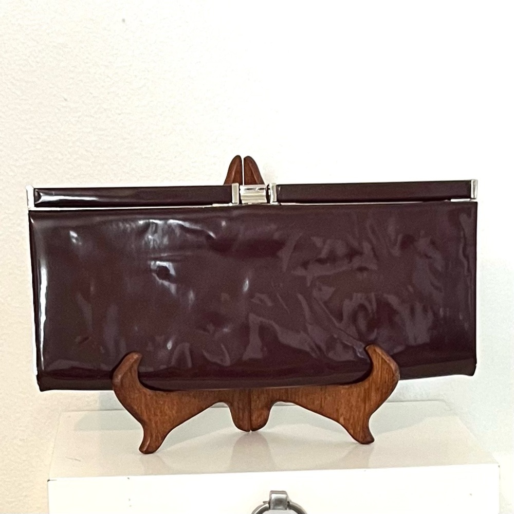 ALDO Clutch Maroon Good Condition